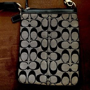 Coach Bag with Authentic Leather Detailing